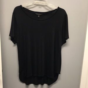 Banana Republic Size Large Black Short-sleeved Top